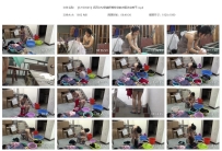 【SJYS0045】惩罚女M带镣把模特穿的衣服洗完晾干